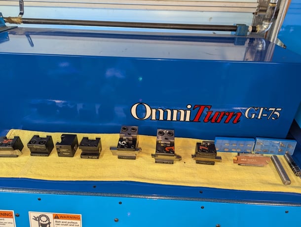 OmniTurn #GT-75-Series-III, CNC gang lathe, 1-1/16" bar, 2023 - Image 7