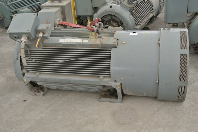 350 HP 3570 RPM Teco Westinghouse AEHA-TK002, Frame 5011A, 3 Phase, 60 Hz, 43.4 Amps, 4000 V, 2003 - Image 1