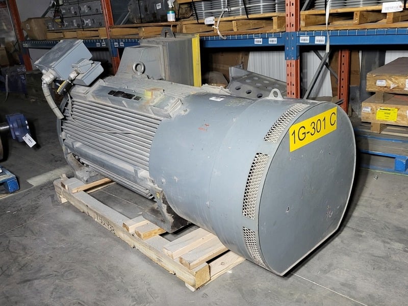 350 HP 3570 RPM Teco Westinghouse AEHA-TK002, Frame 5011A, 3 Phase, 60 Hz, 43.4 Amps, 4000 V, 2003 - Image 3