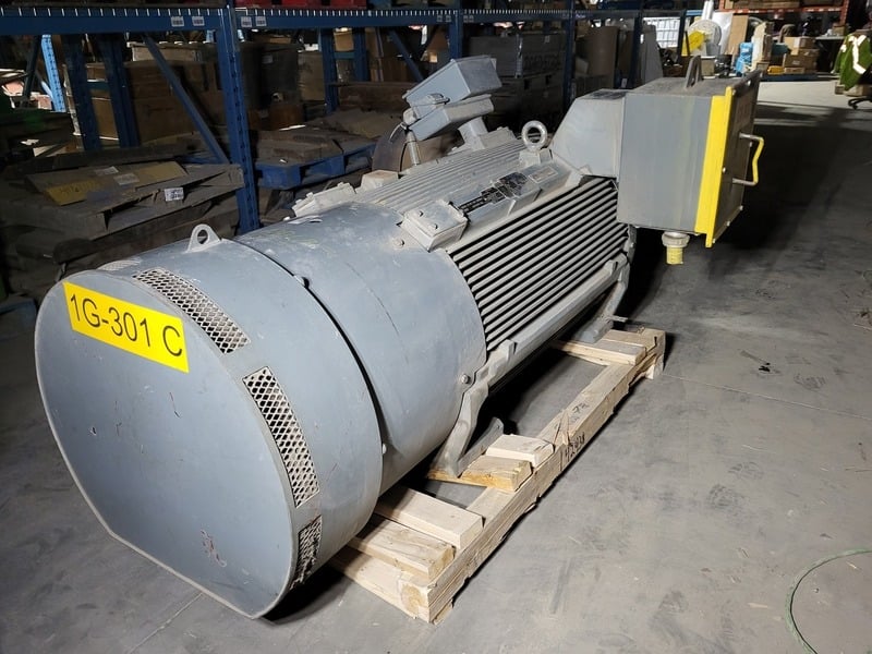 350 HP 3570 RPM Teco Westinghouse AEHA-TK002, Frame 5011A, 3 Phase, 60 Hz, 43.4 Amps, 4000 V, 2003 - Image 5
