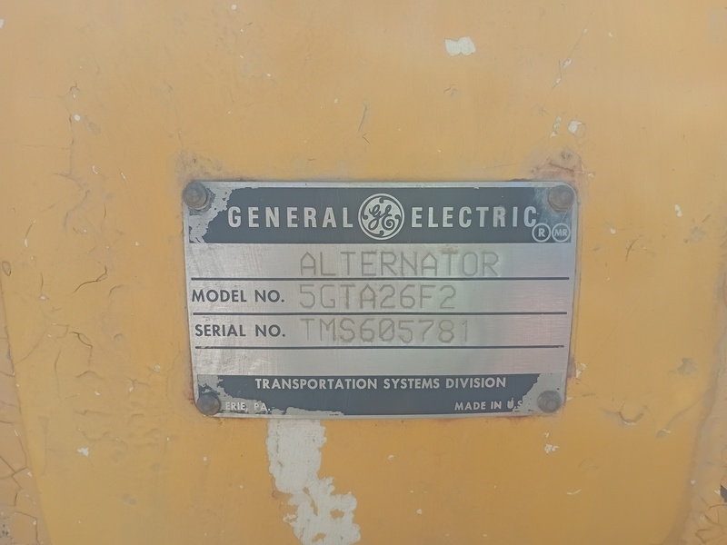 Komatsu #PB9658/PC2716, DC Alternator (General Electric 5GTA26F2) - Image 2