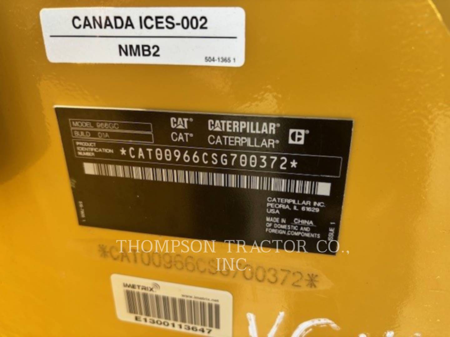 Cat 966GC, Wheel Loader, 734 hours, S/N: SG700372, 2023 - Image 6