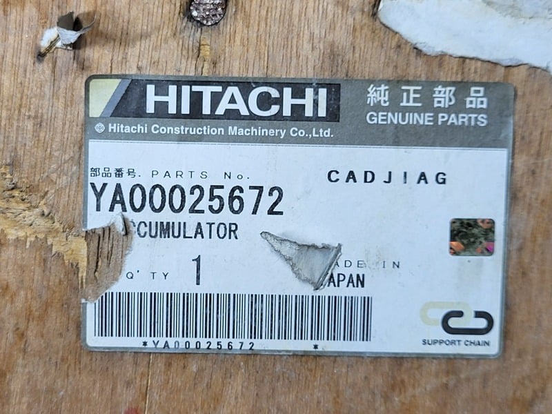 Hitachi #YA00025672, Accumulator Assembly - Image 2