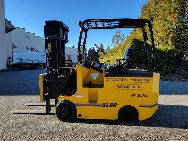 8000 lb. Landoll #SL80SE90D, Electric Forklift, 42" Fork length, 96" Lift height, 24" Load Center, 72 V - Image 1