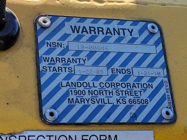 8000 lb. Landoll #SL80SE90D, Electric Forklift, 42" Fork length, 96" Lift height, 24" Load Center, 72 V - Image 10