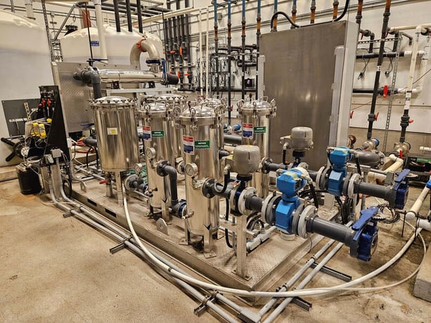 Corix #UV-200-2, Chlorine & UV Disinfection Water Treatment System, (2) 100 GPM Trains, 150 psig, 2011 - Image 1