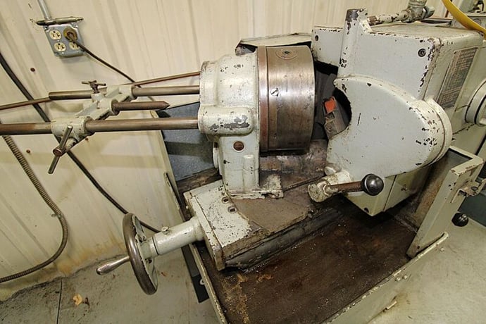 .5" to 3" Oliver #600, wet type drill pointer grinder, coolant tank & pump, 1.5 HP, 9" dia x 2" width - Image 6