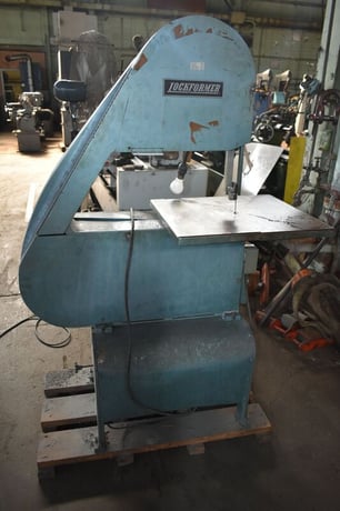 24" Lockformer Bett-Marr #24S, 3 wheel vertical band saw, 24" x 22" table area, 14" wheel, 3/4 HP - Image 1