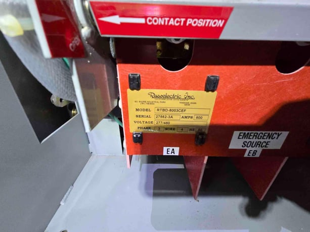 800 Amp. RussElectric, RTBD-8003CEF, Automatic Transfer Switch, 277/480 Volts (2 available) - Image 10