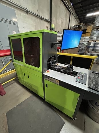 Inkcups #HELIX, Glass Printer, w/ Glass Flame Treater, 880 watt, 200-250 VAC, 80psi, 20-60 BPM, 2018 - Image 1