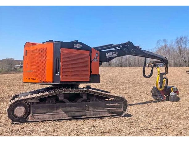 Timberpro #TN-725C, feller-buncher, 300 HP Cummins 8.3L, 100 gallon fuel tank, 24" double grouser pads, 2016 - Image 5