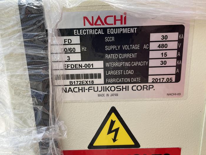 Nachi, MC20-03, 6-Axis robot, 20 Kg, 1733mm reach, FD controller, teach pendant, cables, 2017 - Image 10