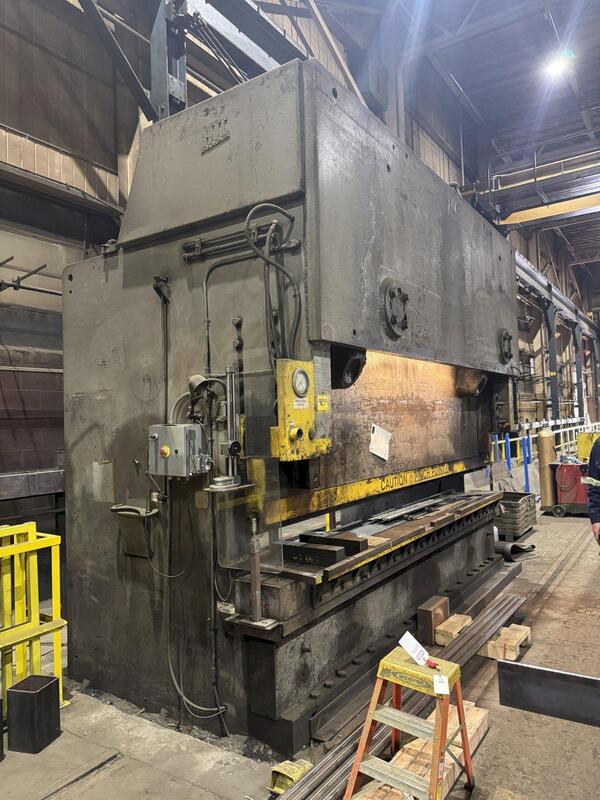 750 Ton, HTC #750G, hydraulic press brake, 14' overall - Image 3