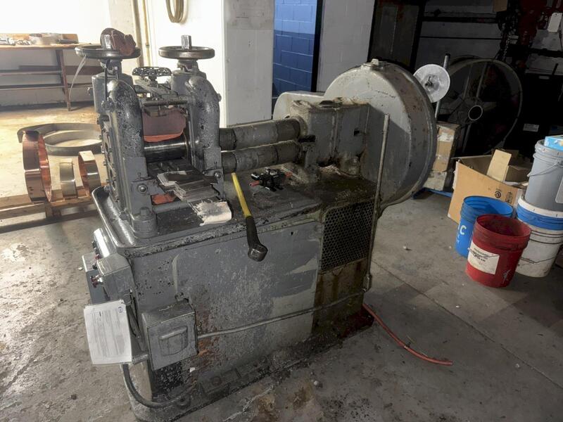 4" x 6" Standard Machinery, 2-HI rolling mills, 1" roll adj., 40" passline, 15 HP, jog switch - Image 1