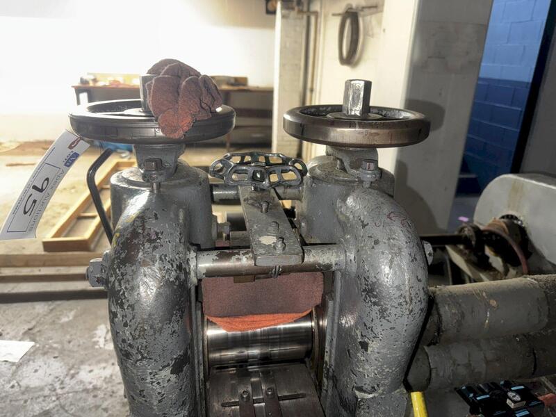 4" x 6" Standard Machinery, 2-HI rolling mills, 1" roll adj., 40" passline, 15 HP, jog switch - Image 3