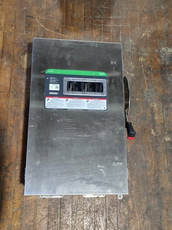 200 Amp. Square D, VH364DSGL, Fusible Disconnect Safety Switch, 600 Volts, 3P, 3PH, 4X, unused - Image 3