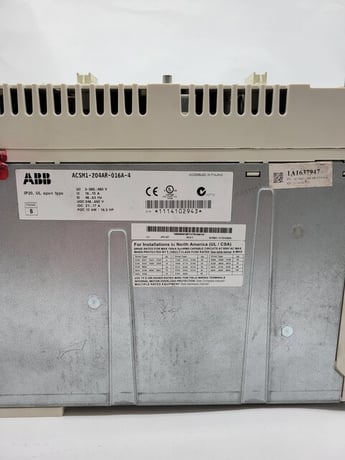 16.3 HP ABB, ACSM1-204AR-016A-4, Inverter, 380/480 Volts, 18A, 12KW, 3PH - Image 4