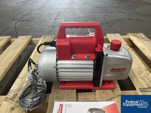 Robinair #15500, 2-Stage Vacuum Pump, 1/3HP, 110 V., 5 cfm, 1ph, in box - Image 5