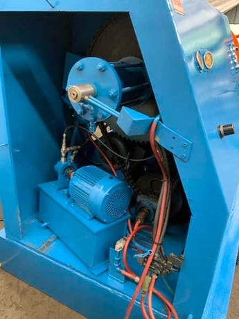 20000 lb. American #1000, motorized coil reel, 36" width, 20"-24" ID, 60" outside dimensions, vari-speed, 5 HP - Image 3