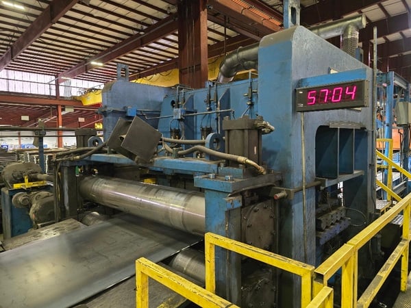 96 x 0.75 Danieli-Wean Cassette Leveler, 250 FPM, LR, 500 HP, 500/1300 RPM, 11 heavy gauge, 17 light gauge - Image 4