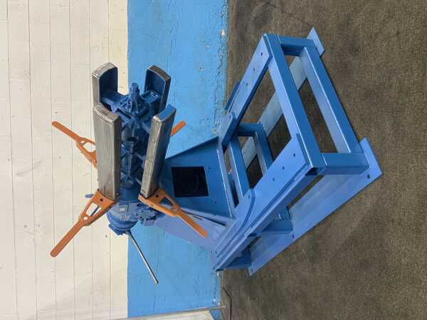 6000 lb. Littell #60-36, non-motorized coil reel, 36" width, 16"-20" ID, 60" outside dimensions, manual - Image 1