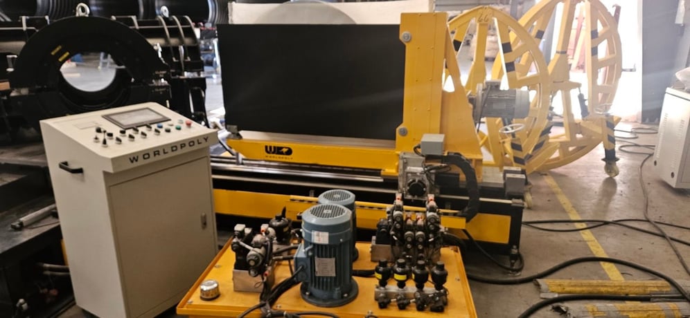 Worldpoly #WH630, CNC Butt Welder, 12"-24" capacity, 2021 - Image 6