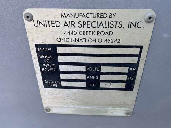 1000 cfm Dust-Hog #FPH2-2, united air portable fume extractor, 10' hose length, 2 filter cartridges, 3/4 HP - Image 2