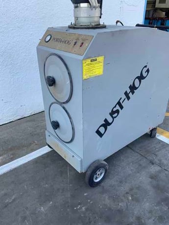 1000 cfm Dust-Hog #FPH2-2, united air portable fume extractor, 10' hose length, 2 filter cartridges, 3/4 HP - Image 6