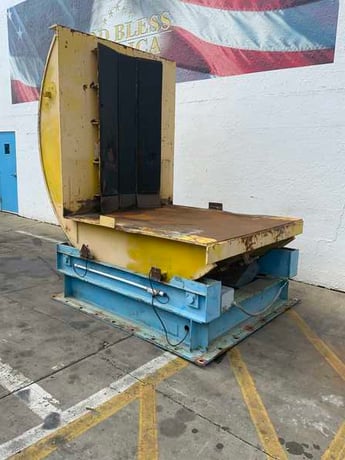20000 lb. Caldwell, coil upender, V-blocks, heavy duty disc brake, travel limit switches, 2 HP - Image 6
