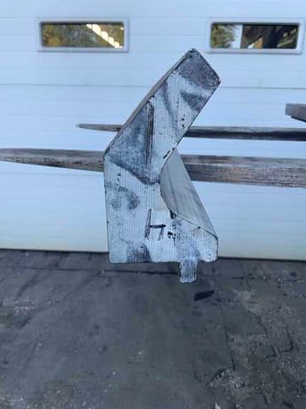 61" L, Gooseneck press brake die, 2-3/4" die width, 5" die height - Image 1
