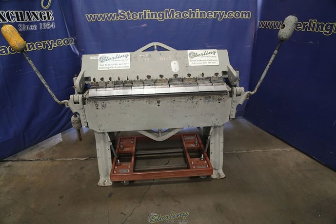 16 gauge x 4' Chicago #W31, hand box & pan brake - Image 2