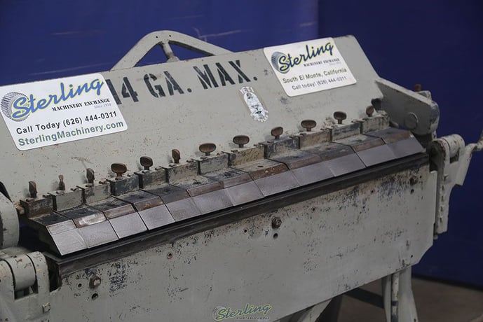 16 gauge x 4' Chicago #W31, hand box & pan brake - Image 10