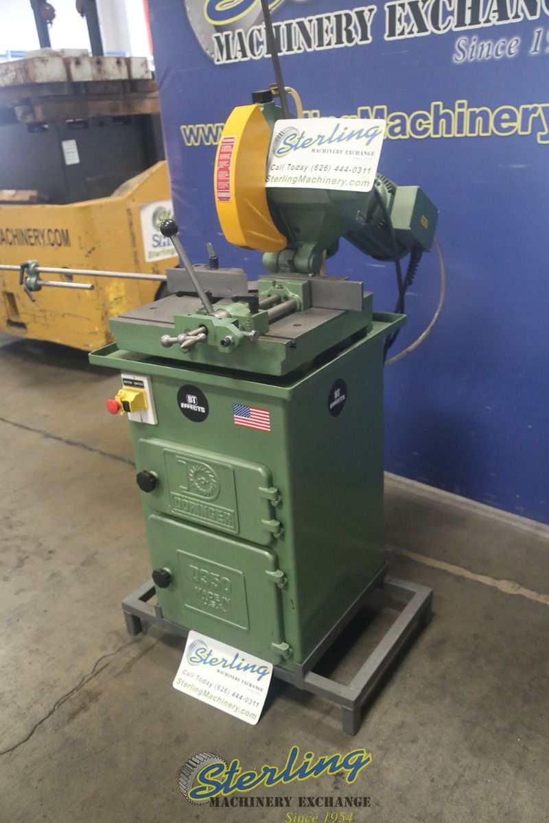 14" Doringer #D350, cold saw, 230 V., 1-phase, mitering head, coolant - Image 2