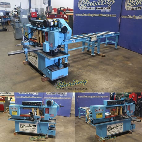 9" x 16" DoAll #C-916A, horizontal bandsaw, 105- 275 FPM, 1" x 0.035" x 158" blade, 14" wheel diameter, 2 HP - Image 1