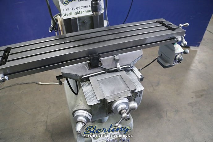 Bridgeport #Series-I, vertical mill, 9" x42" tbl., 30" X, 60-4200 RPM, variable speed head, power feed - Image 7