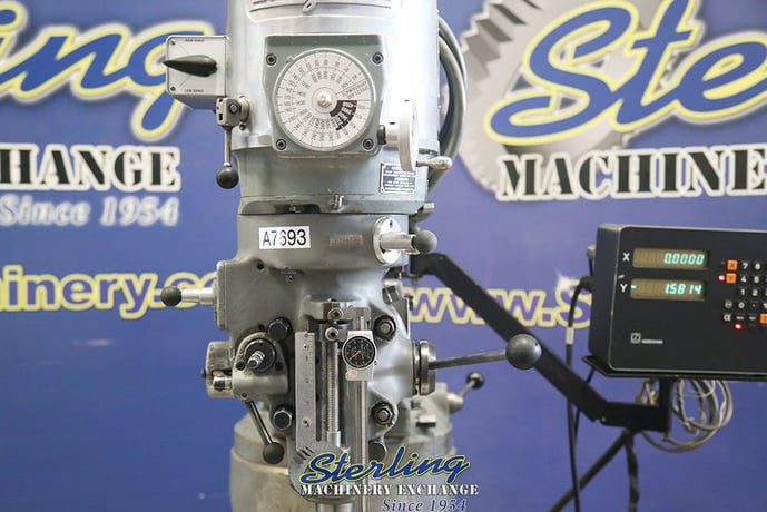 Bridgeport #Series-I, vertical mill, 9" x42" tbl., 2 HP, 220 V., 3-phase, 30" X, 60-4200 RPM, variable speed - Image 6