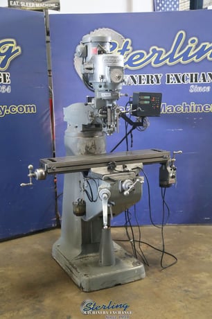 Bridgeport #Series-I, vertical mill, 9" x42" tbl., 2 HP, 220 V., 3-phase, 30" X, 60-4200 RPM, variable speed - Image 9