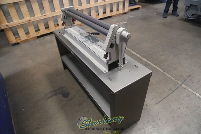 16 gauge x 3' Manual Hand Slip Roller, 2" roll diameter, 1" raduis - Image 3
