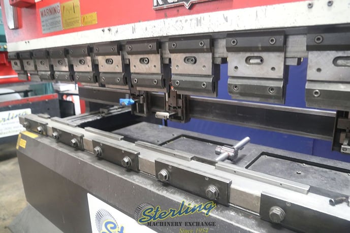 100 Ton, Amada #RG-100, CNC press brake, 10' overall, 100" between housing, 3.93"stroke, 15.74"throat - Image 8
