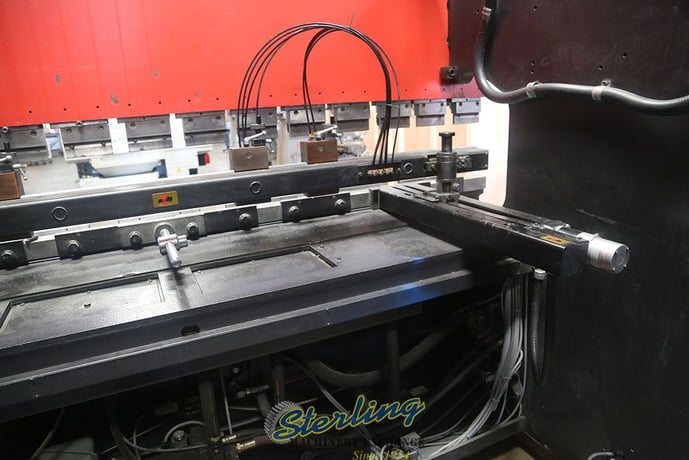 100 Ton, Amada #RG-100, CNC press brake, 10' overall, 100" between housing, 3.93"stroke, 15.74"throat - Image 9