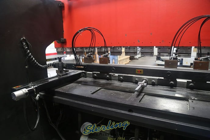 100 Ton, Amada #RG-100, CNC press brake, 10' overall, 100" between housing, 3.93"stroke, 15.74"throat - Image 10