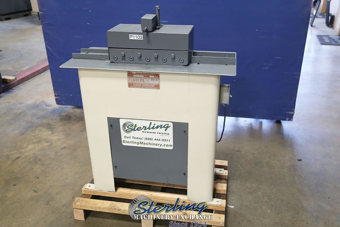 5 Stand, Flagler #20, rollformer, 1" spindle diameter, 5-16" pocket, 23 FPM, flange attachment - Image 1