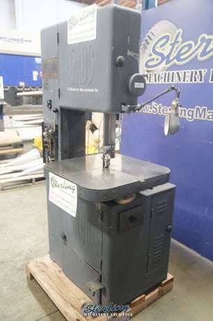 18" x 12" Grob #NS-18, vertical bandsaw, 24" x24"tbl., 1" x 148" blade, 18" wheel, blade welder, step pulley - Image 8
