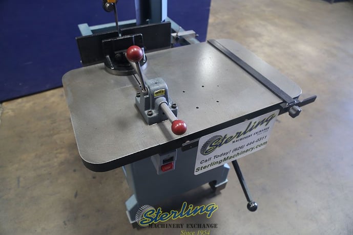 8.75" x 14.5" Rollinsaw #EF1459, vertical bandsaw, 110 V., 1-phase, 3/4" x 0.035" x 120" blade, 70-525 FPM - Image 4