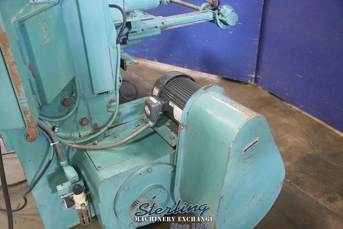 12 gauge x 4' Wysong #1252, mechanical quick power shear, 11/32" rake angle, 8 holddowns, 48" rear operated - Image 8