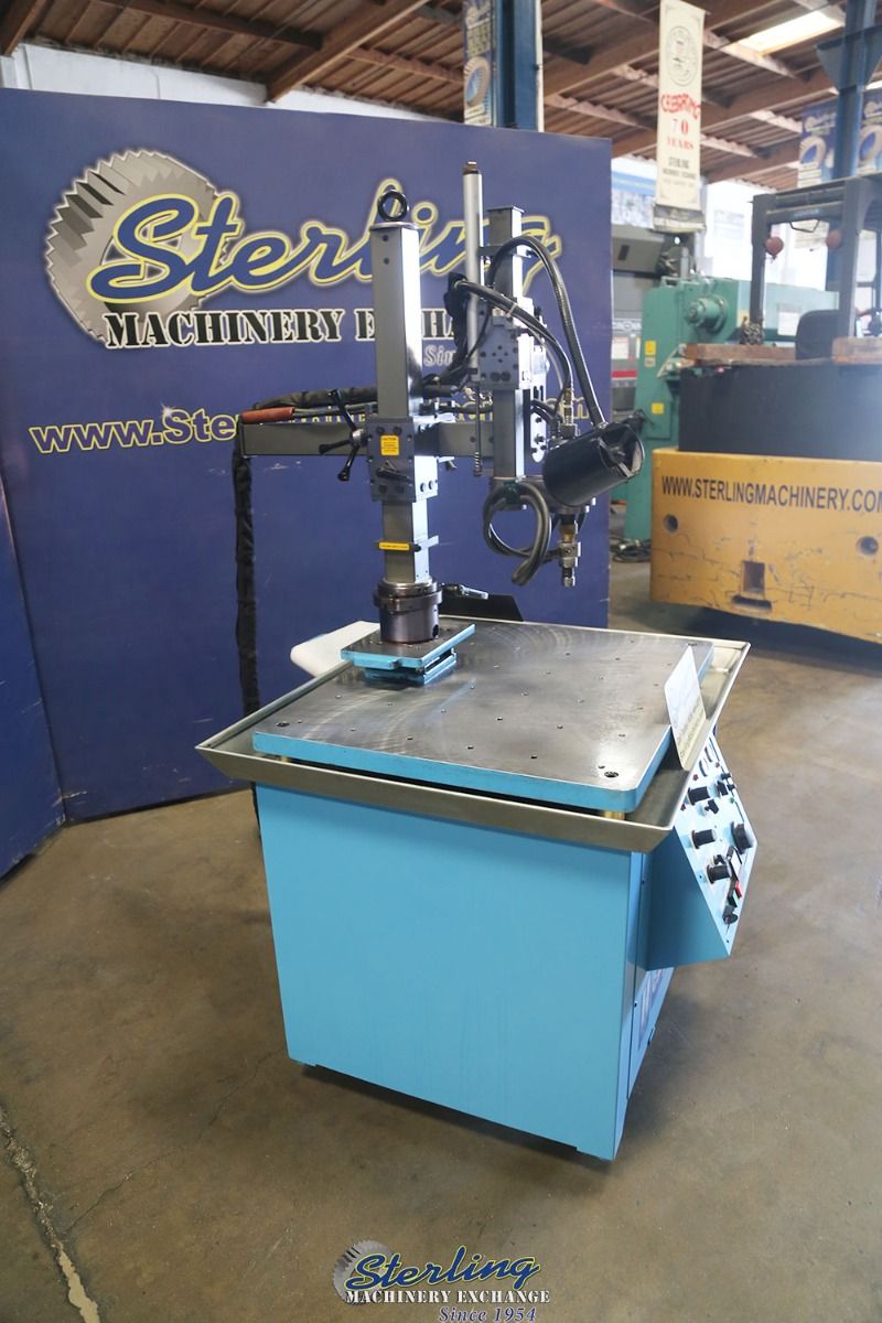 Cammann Inc #C-96, tap disintegrator, 15 KVA, 3-jaw chuck, 25.5" x 47" table, 42" arm length, 27" horizontal - Image 5
