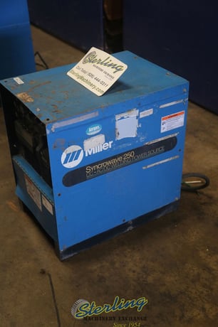 Miller #Syncrowave-250, AC/DC tig welder, 250 Amp., 21 KVA, power cord - Image 4