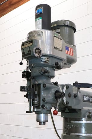 Bridgeport #Series-I, Bed & Knee Vertical Milling Machine, 9" x 48" table, 3 T-Slots, 36" X, 12" Y, 16" Knee - Image 5
