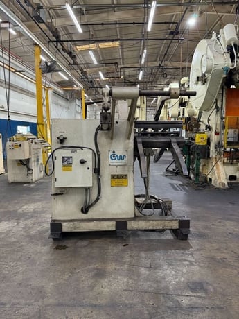 10000 lb. CWP #4.5R-24 / SE24C / SMX24H, coil feed line, 24" x.187" stock, 60" OD, 18"-22" ID, 100 FPM, loop - Image 1