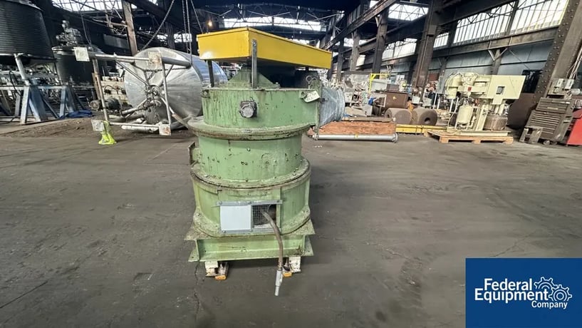 MikroPul #60ACM, Pulverizer, 3000 RPM, Carbon Steel 75 HP, 230/460 V., on base - Image 3